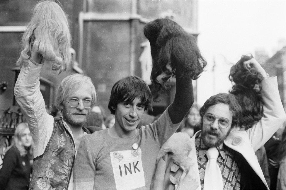 Oz magazine co-founder Richard Neville in London in 1971