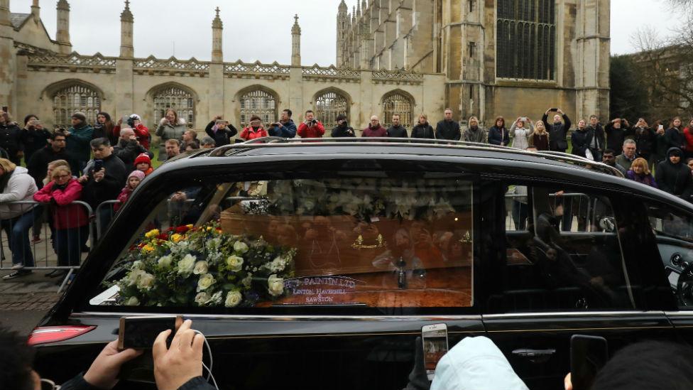 Stephen Hawking's coffin