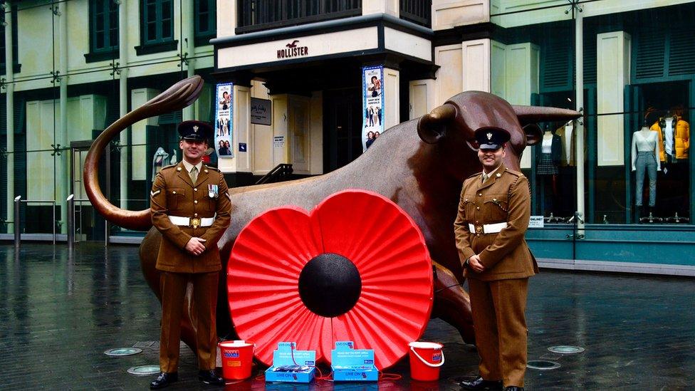 Birmingham's Bullring bull