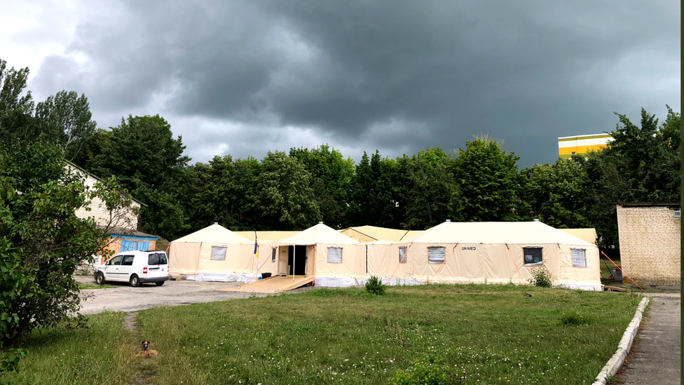 The field hospital took 12 days to build