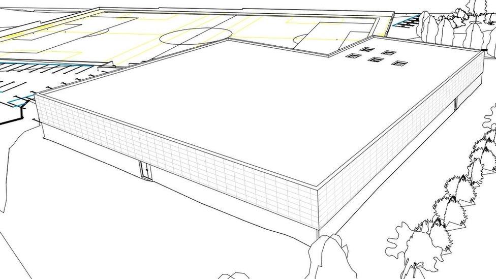 Football centre plans