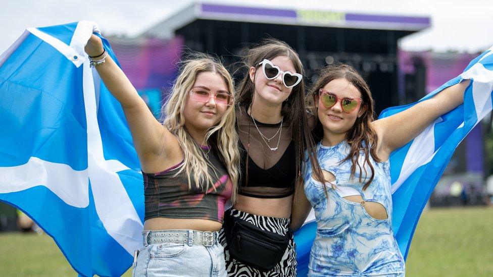 Group of fans at TRNSMT Festival