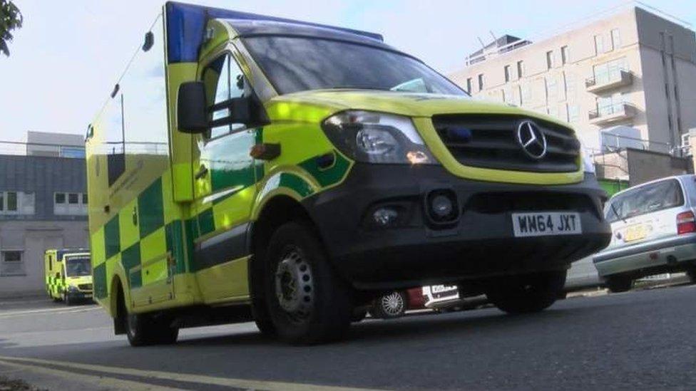 South West Ambulance Service vehicle