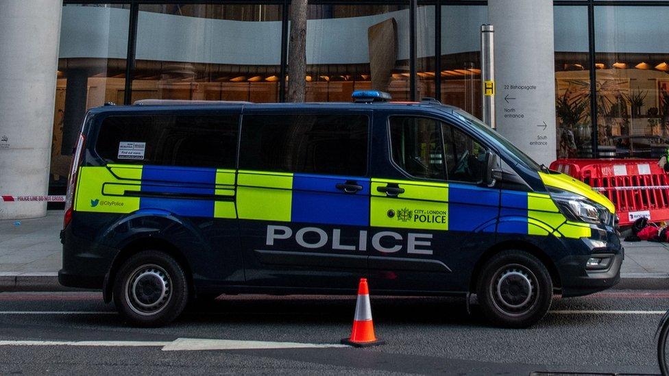 City of London Police van