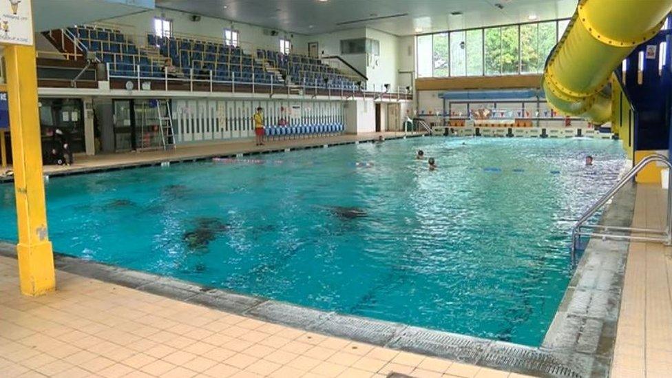 The Quarry swimming pool, Shrewsbury