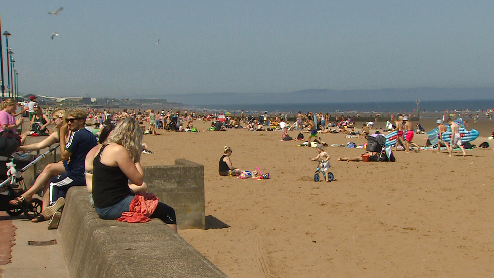 Portobello Beach in Edinburgh