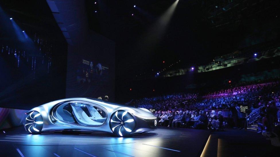 The Mercedes Benz "Avatar" concept car