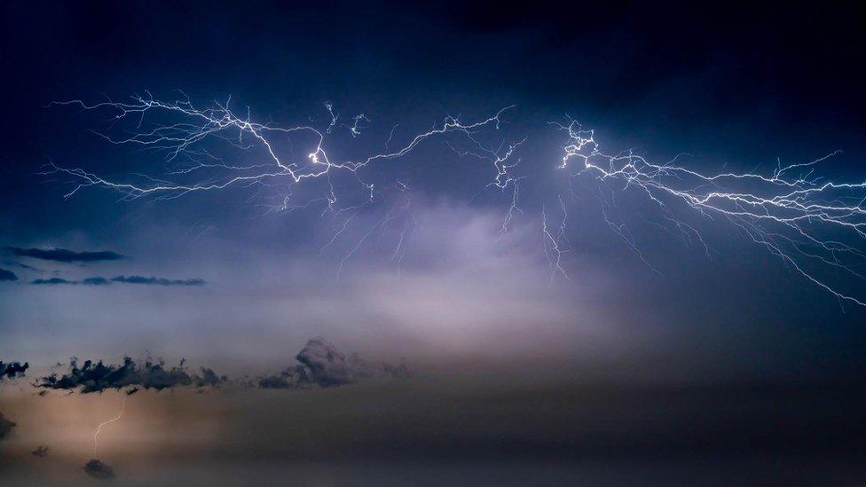 Thunderstorm in Ditchling, East Sussex