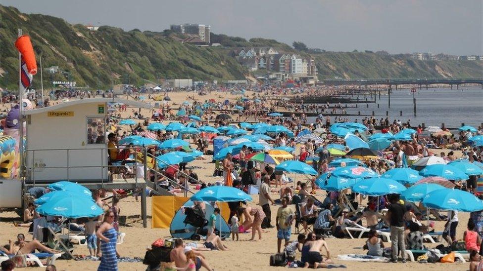 Bournemouth beach