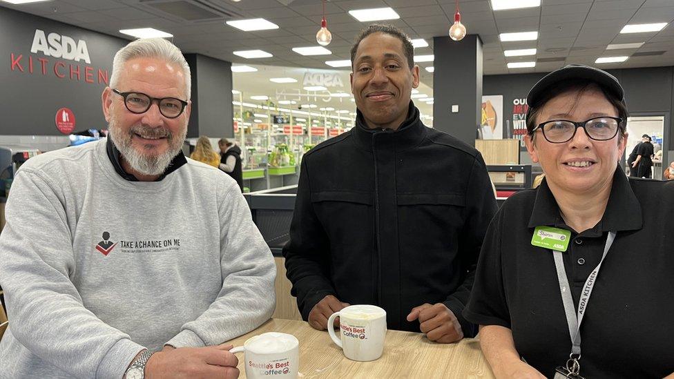 Trevor Saunders, Leroy McKenna and Sharon Williams