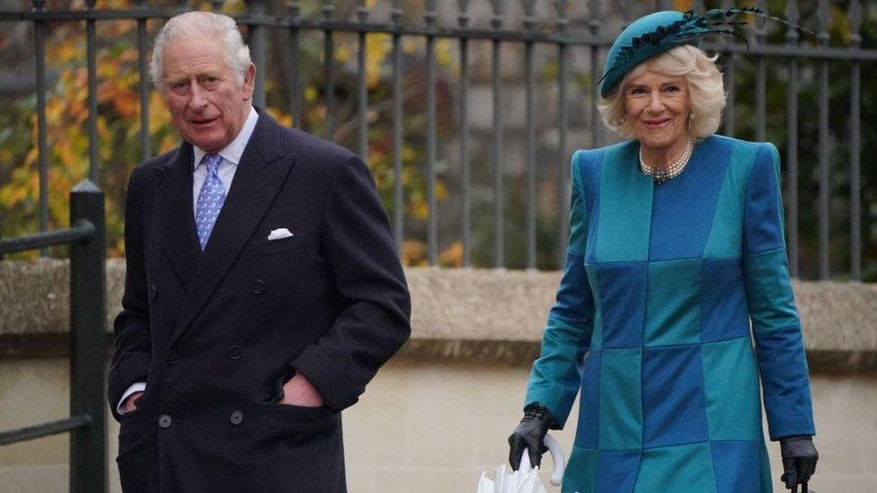 King Charles and the Queen Consort in 2021