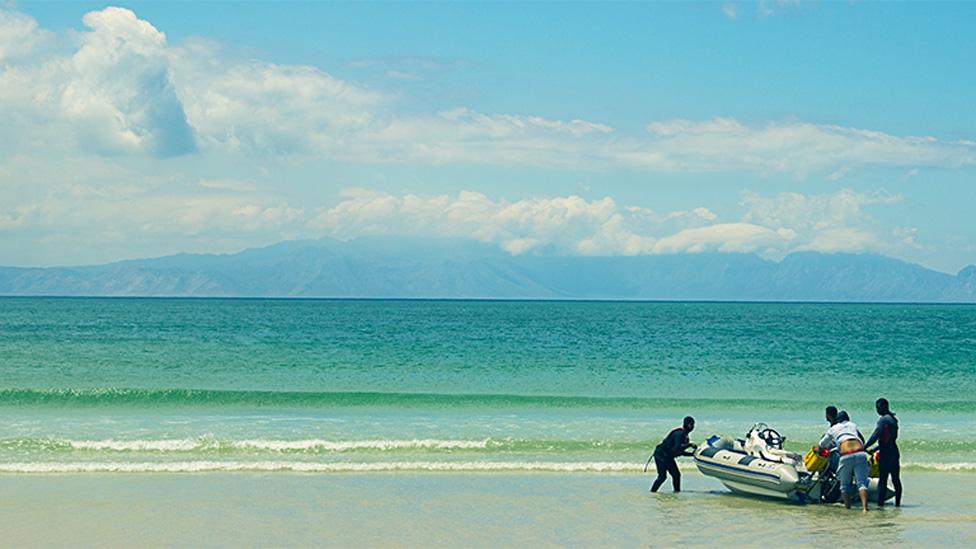 Trial boat out in the Cape