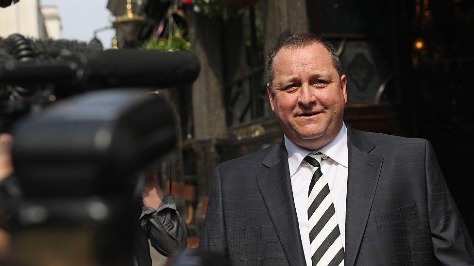 Sports Direct boss Mike Ashley