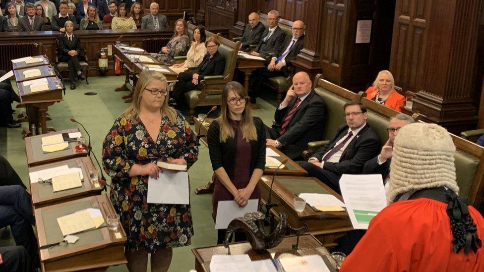 Swearing in of Clare Barber and Joney Faragher