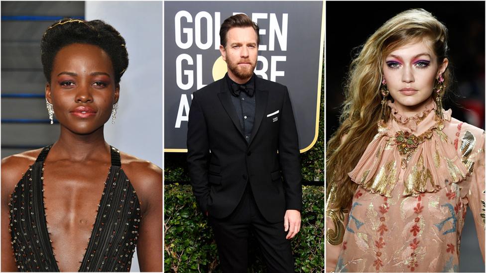 Lupita Nyong'o, Ewan McGregor, Gigi Hadid