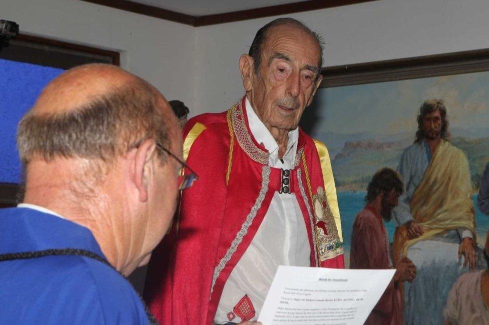 Prince Leonard, the former ruler of Hutt River