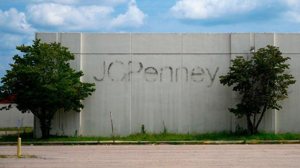 An abandoned US shopping mall