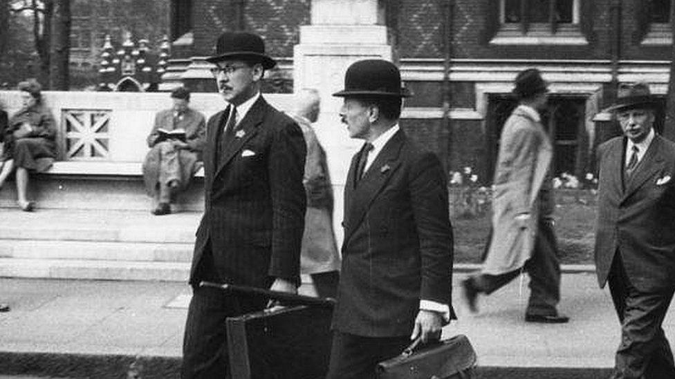 City gents in 1955