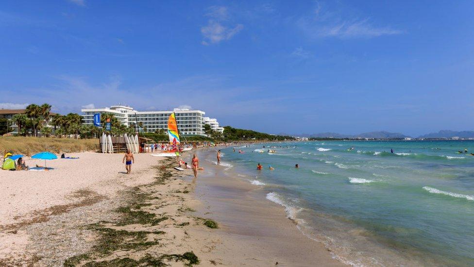 Muro Beach in Playa de Muro, Northern Mallorca