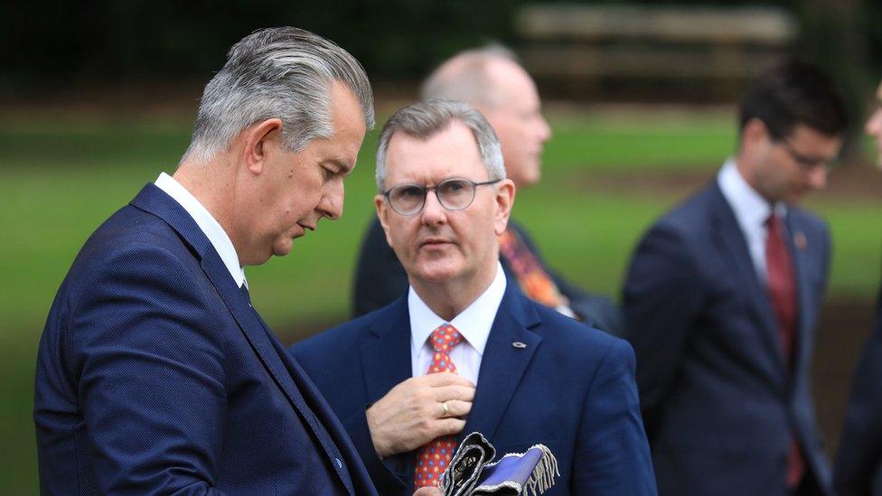 Edwin Poots and Sir Jeffrey Donaldson