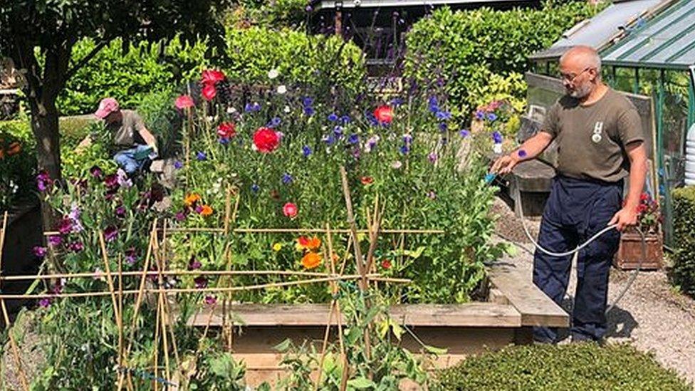 People gardening at Dig In Preston