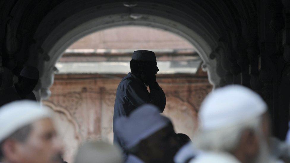 Muslim prayers during Ramadan