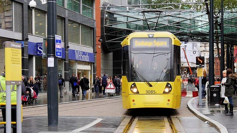 Exchange Square tram