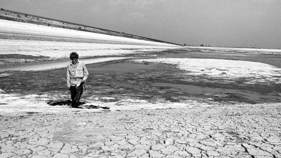 Staines reservoir, 1976