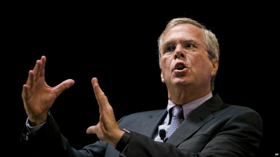 Republican presidential candidate Jeb Bush speaks at the RedState gathering in Atlanta - 8 August 2015