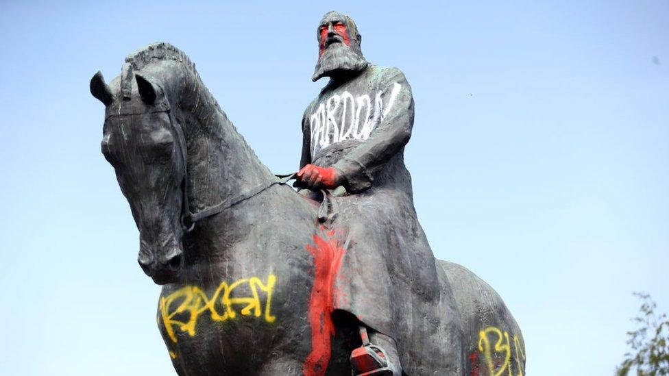 Leopold II ruled Belgium from 1865-1909 - activists want his statue in Brussels removed due to his brutal regime in Free Congo State