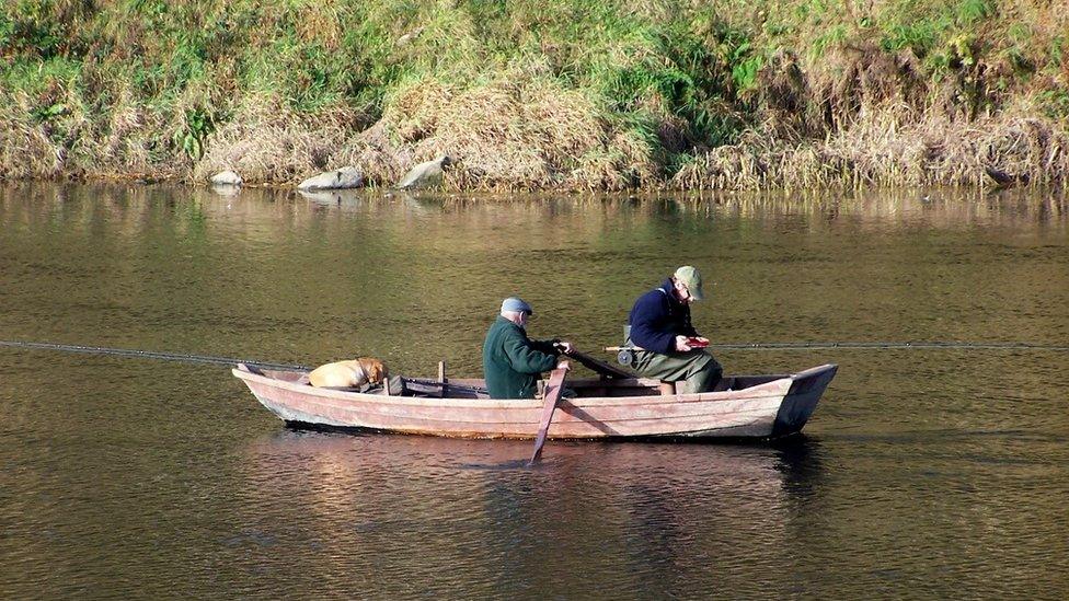 Fishing on the River Tweed