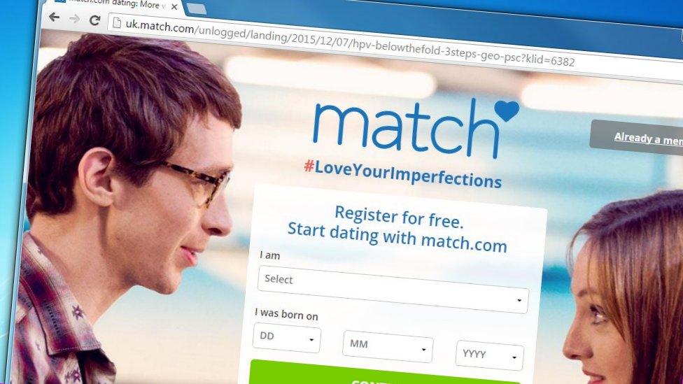 match.com front page