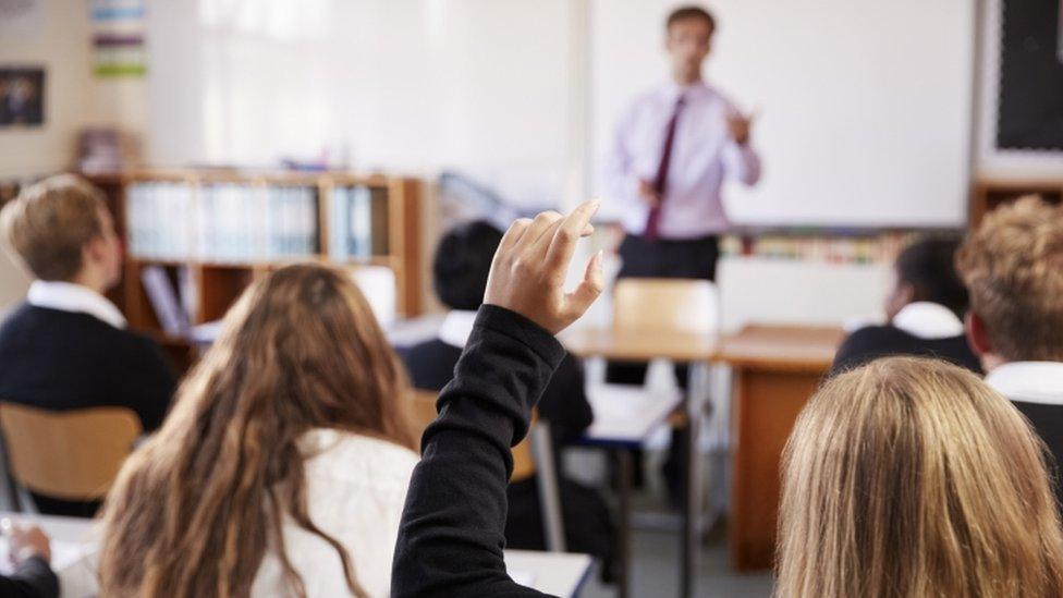 Students in classroom