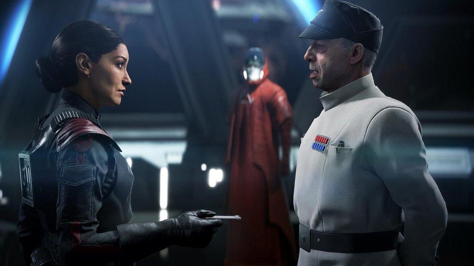 Scene from Star Wars Battlefront II