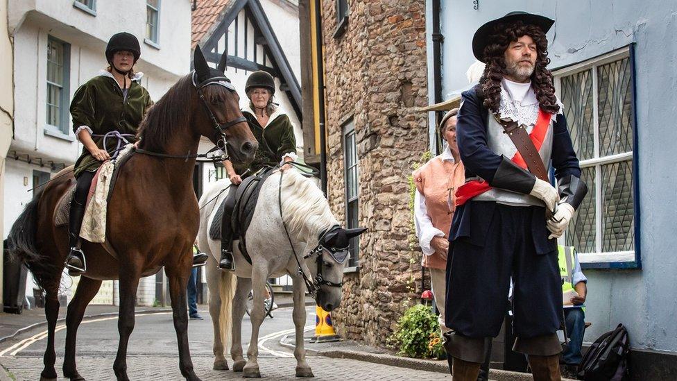 Axbridge Pageant Festival performers