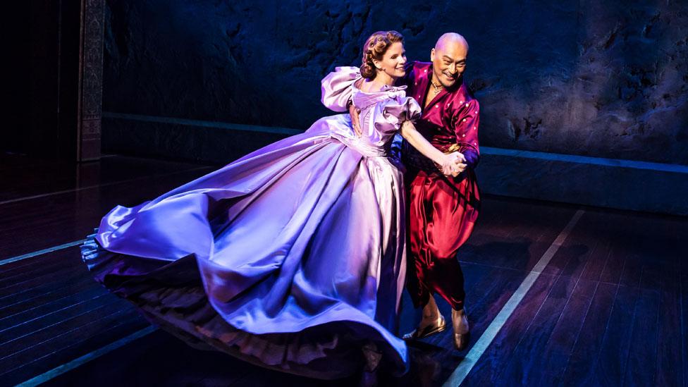 Kelli O'Hara and Ken Watanabe in The King and I