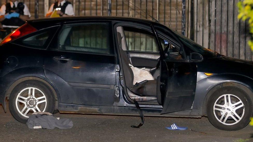 The car in which the murdered man had been travelling