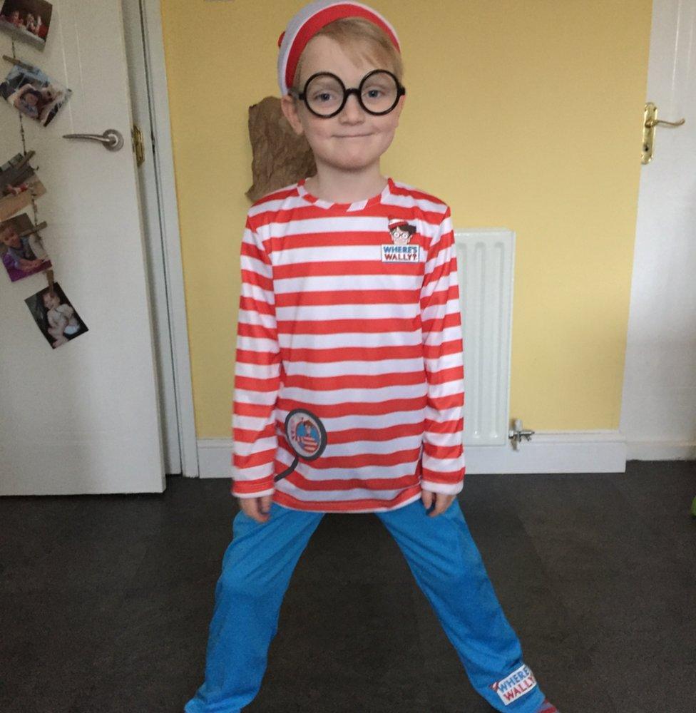 Here's Noah from Shropshire in England as Wally