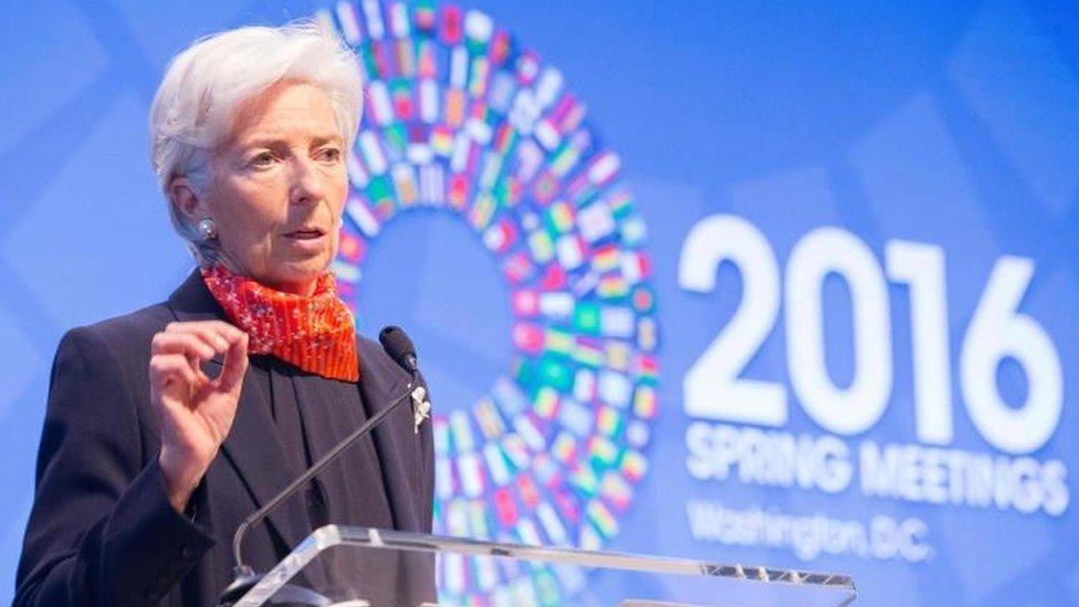 International Monetary Fund Managing Director Christine Lagarde