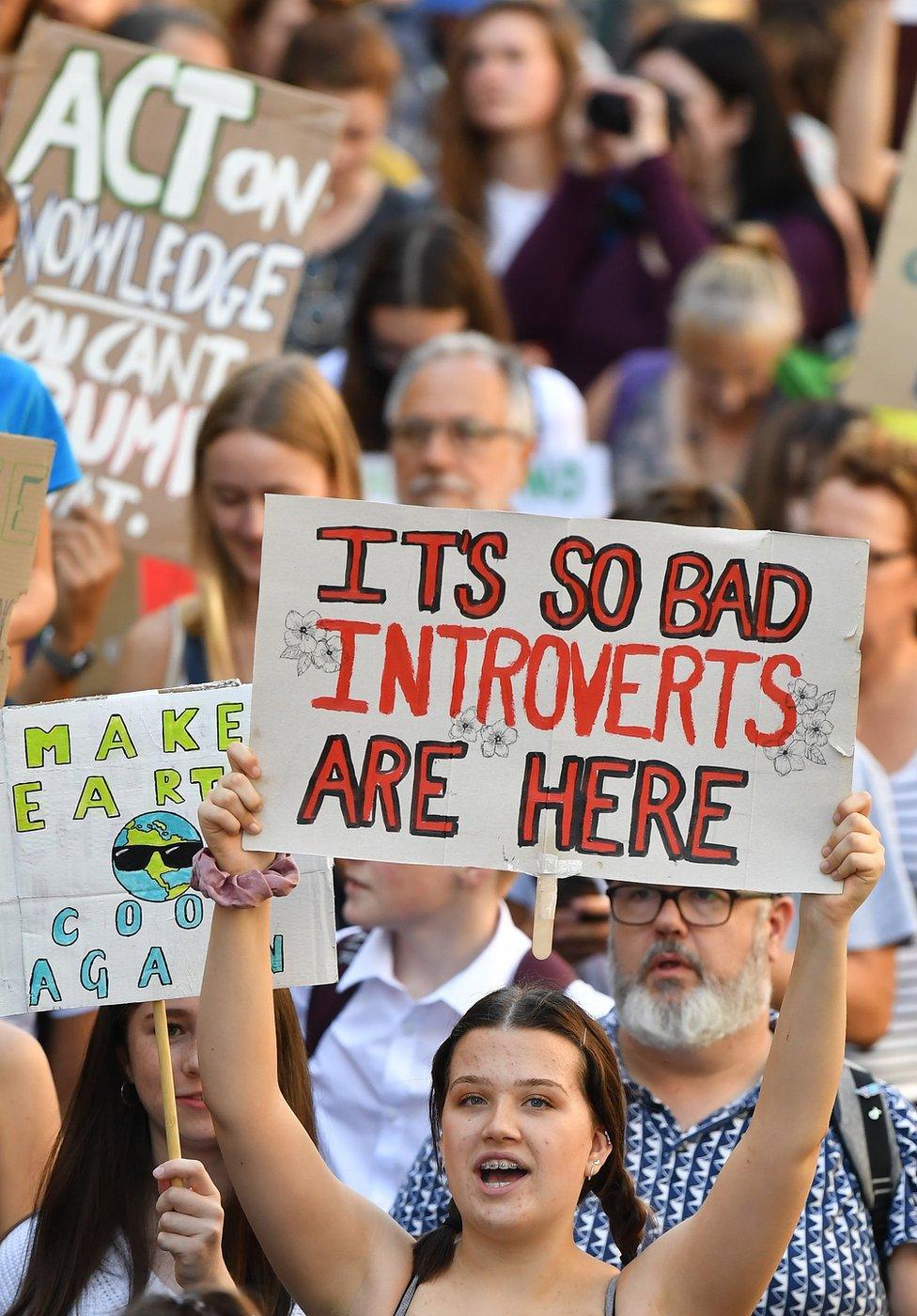 Protesters in Edinburgh