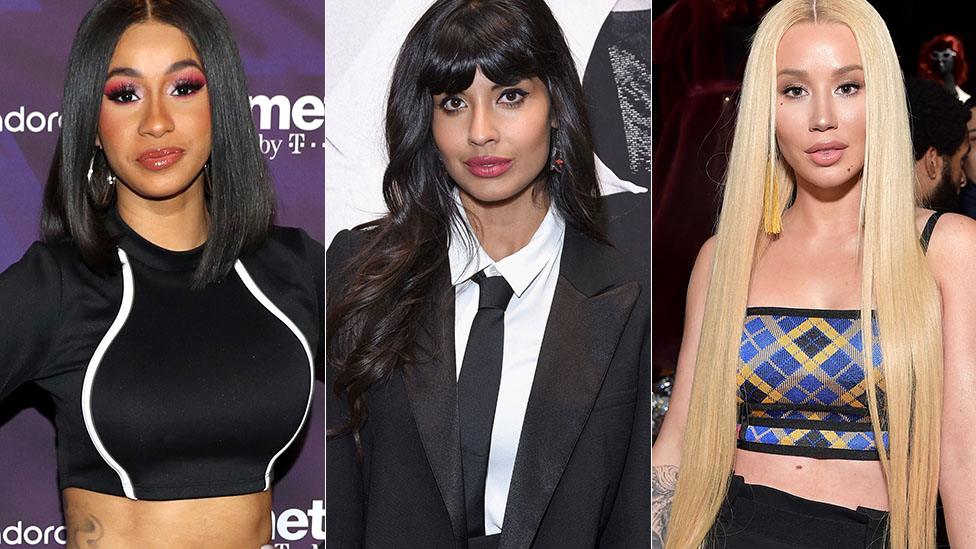 Cardi B, Jameela Jamil and Iggy Azalea