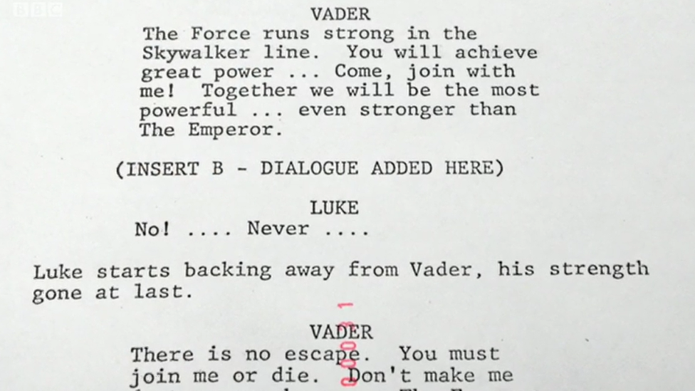 Star Wars script