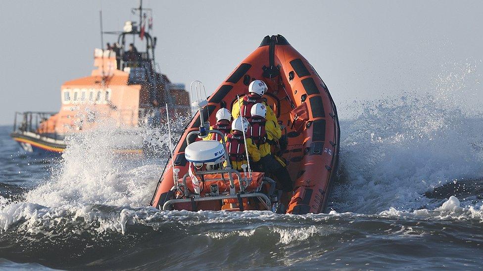 Lifeboats on search