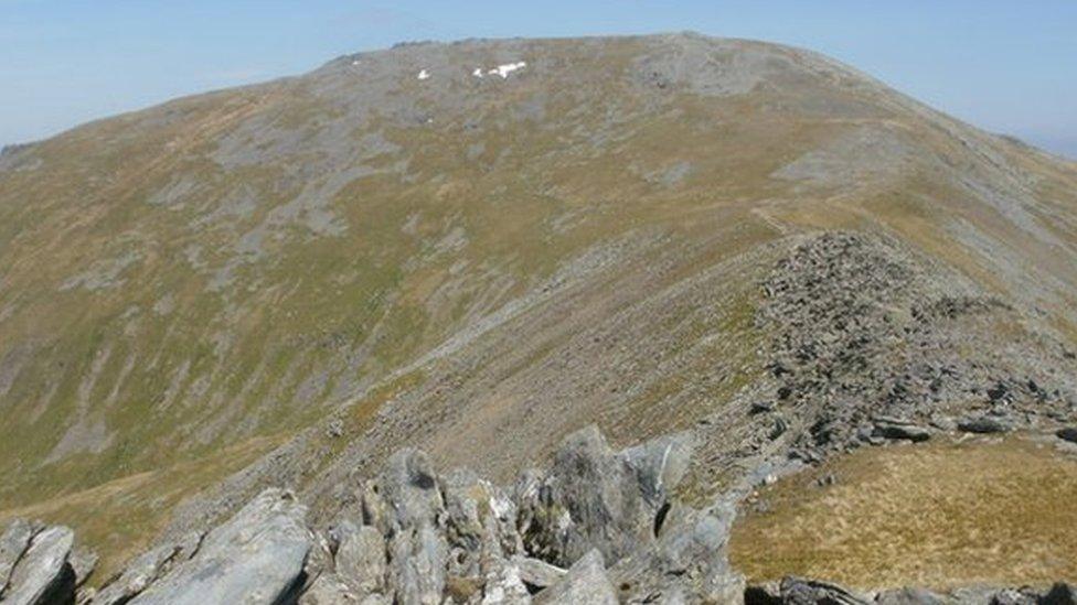 Carnedd Llewelyn from Bwlch Cyfryw-drum