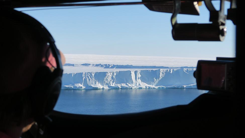 Brunt Ice Shelf front