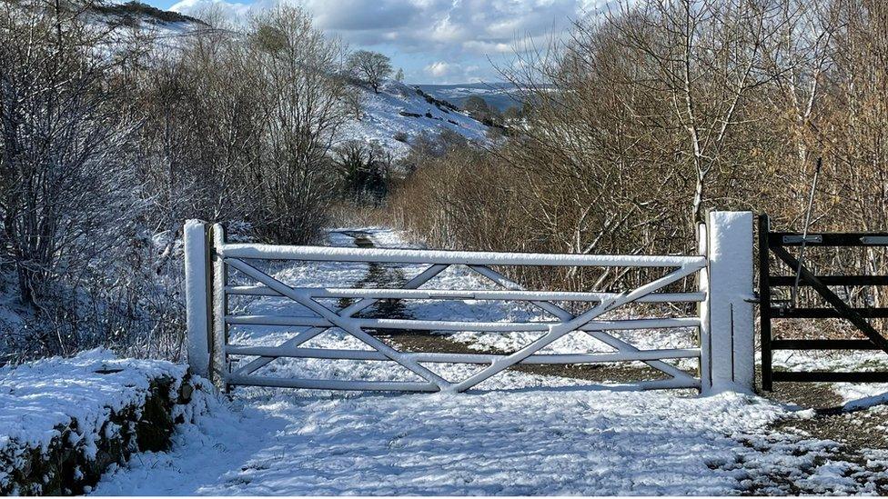 Snow in North Wales