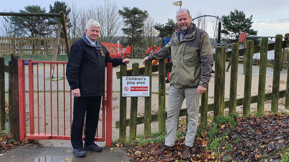 Peter Hackett, Direct Services Manager Assets & Environment for West Northamptonshire Council and Chris Haines, Direct Services Manager Assets & Environment for North Northamptonshire Council