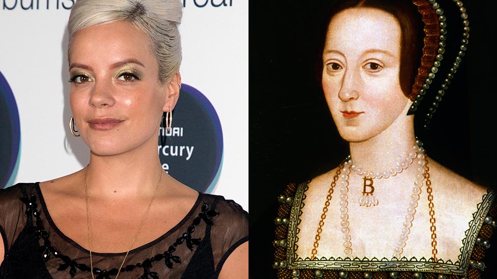 Lily Allen and Anne Boleyn