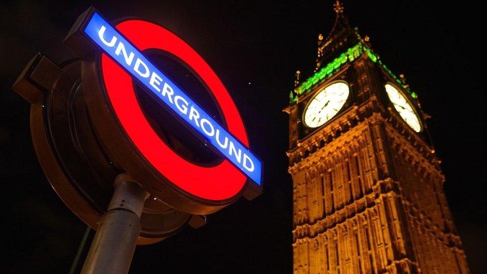 London Underground sign