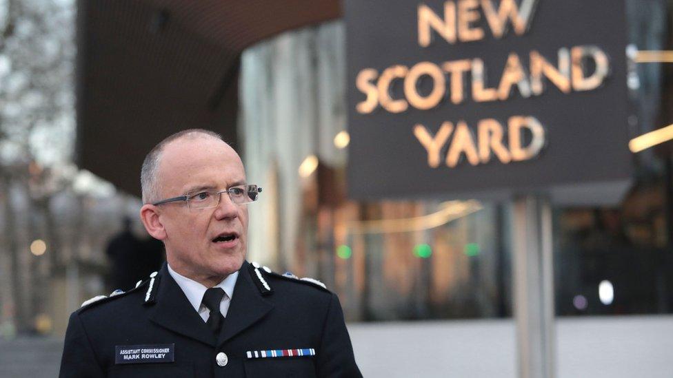 Metropolitan Police Acting Deputy Commissioner and Head of Counter Terrorism Mark Rowley.